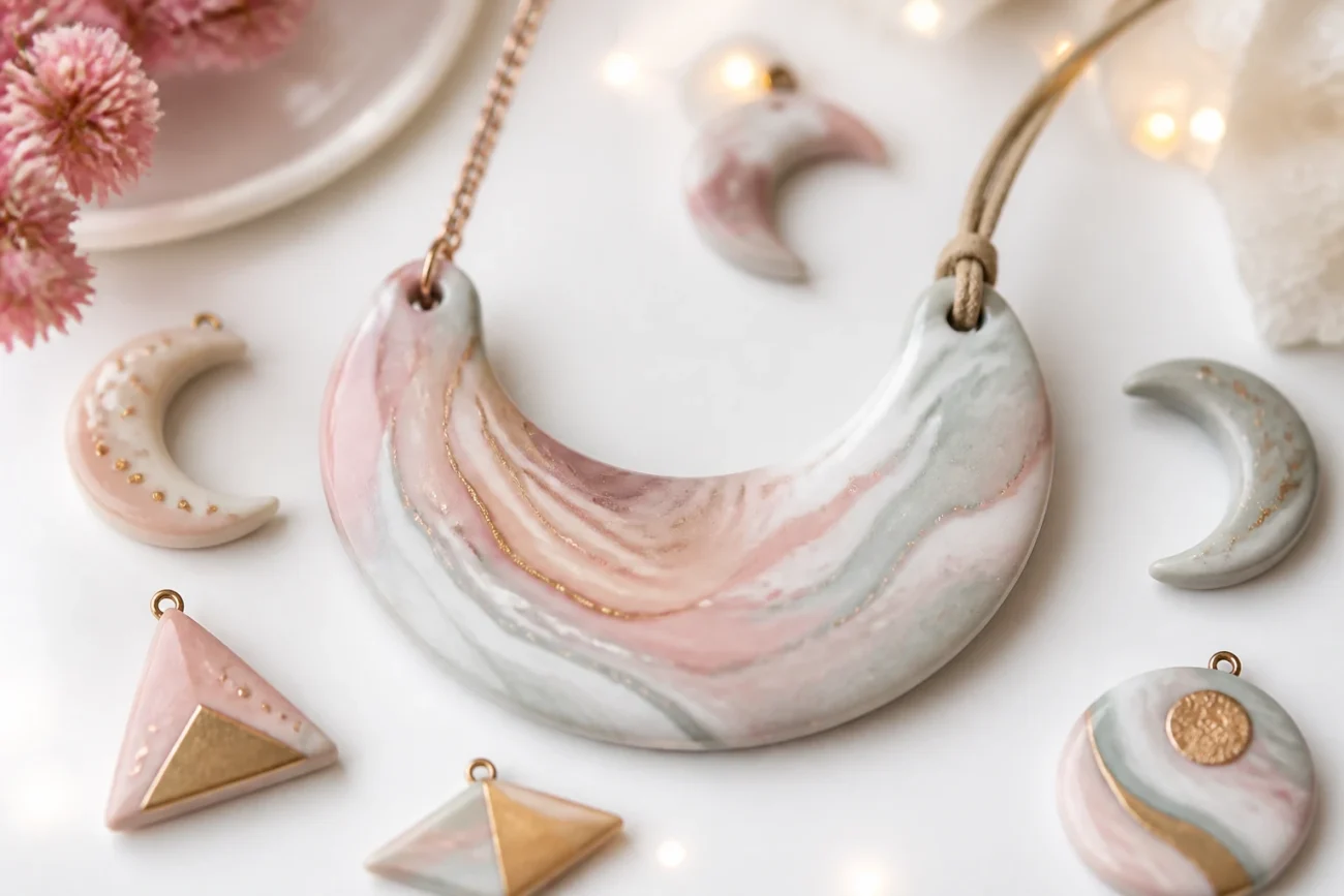 16 Cute Handmade Polymer Clay Necklace Ideas You’Ll Want to Wear: Adorable Diy Picks