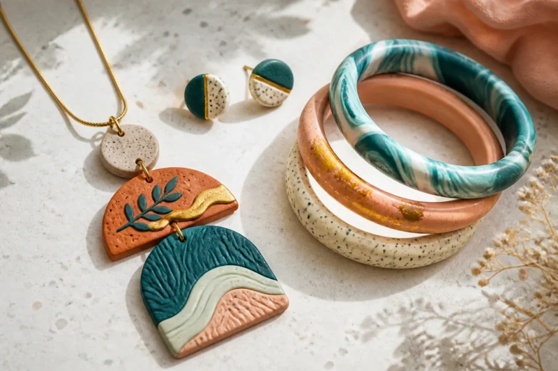 18 Easy Polymer Clay Jewelry Ideas for Handmade Style You’Ll Love