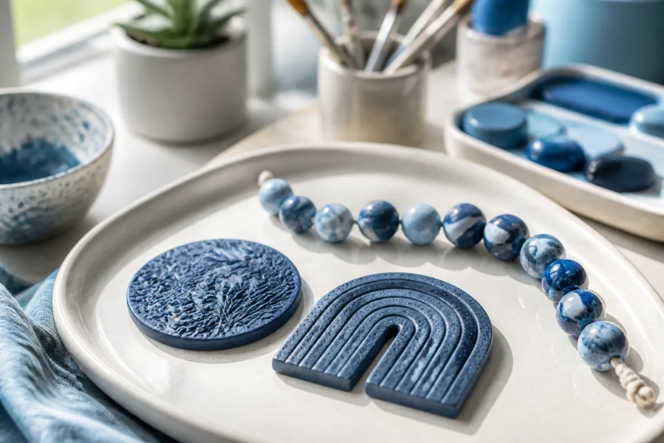 15 Blue Polymer Clay Ideas for a Fun Handmade Project: Dive in