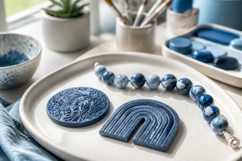 15 Blue Polymer Clay Ideas for a Fun Handmade Project: Dive in