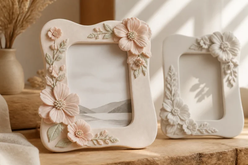 15 Beautiful Air-Dry Clay Frame Ideas for a Handmade Touch You’Ll Love