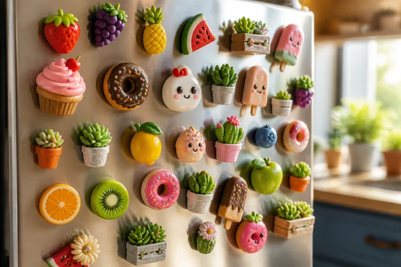 18 Easy Polymer Clay Magnet Ideas That Are Cute and Fun to Make: Spark Joy