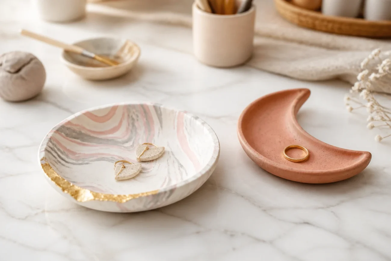 15 Easy Air-Dry Clay Trinket Dish Ideas You’Ll Love Making for Your Dresser