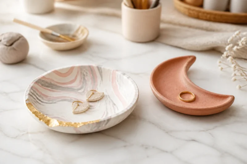 15 Easy Air-Dry Clay Trinket Dish Ideas You’Ll Love Making for Your Dresser