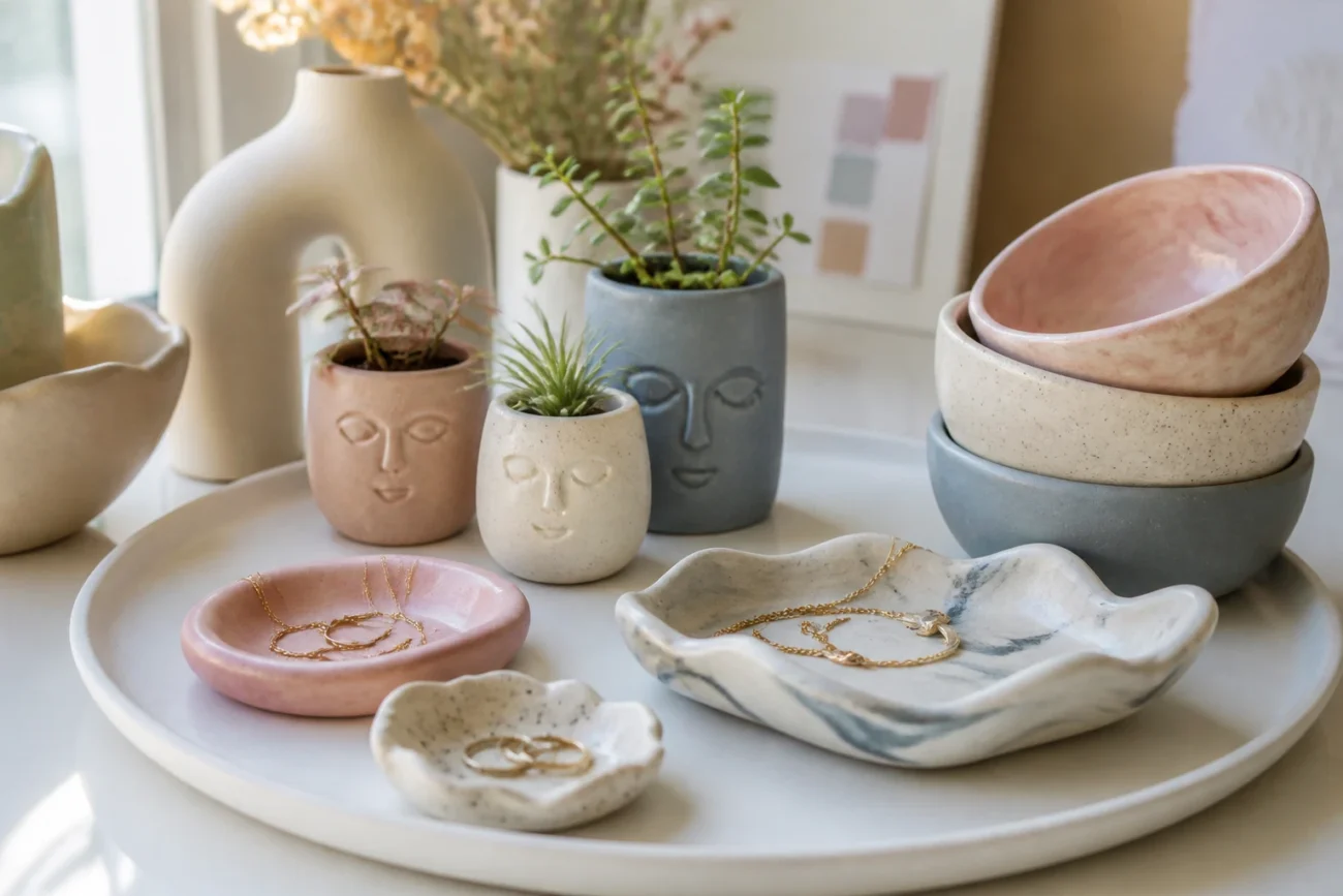 16 Creative Air-Dry Clay Design Ideas for Your Next Diy Sparkle Filled Studio
