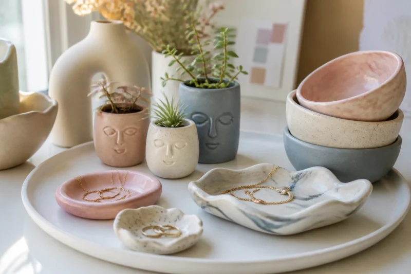 16 Creative Air-Dry Clay Design Ideas for Your Next Diy Sparkle Filled Studio