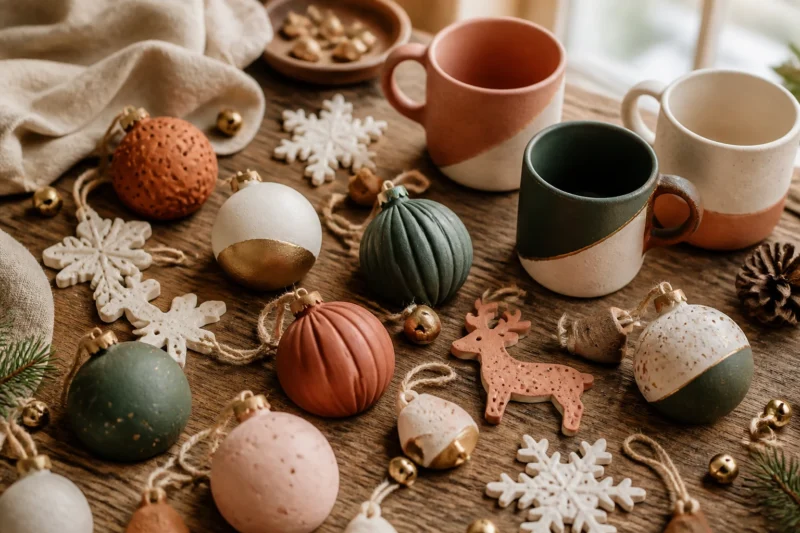18 Easy Air-Dry Clay Christmas Ideas for Festive Diy Decor That Wow