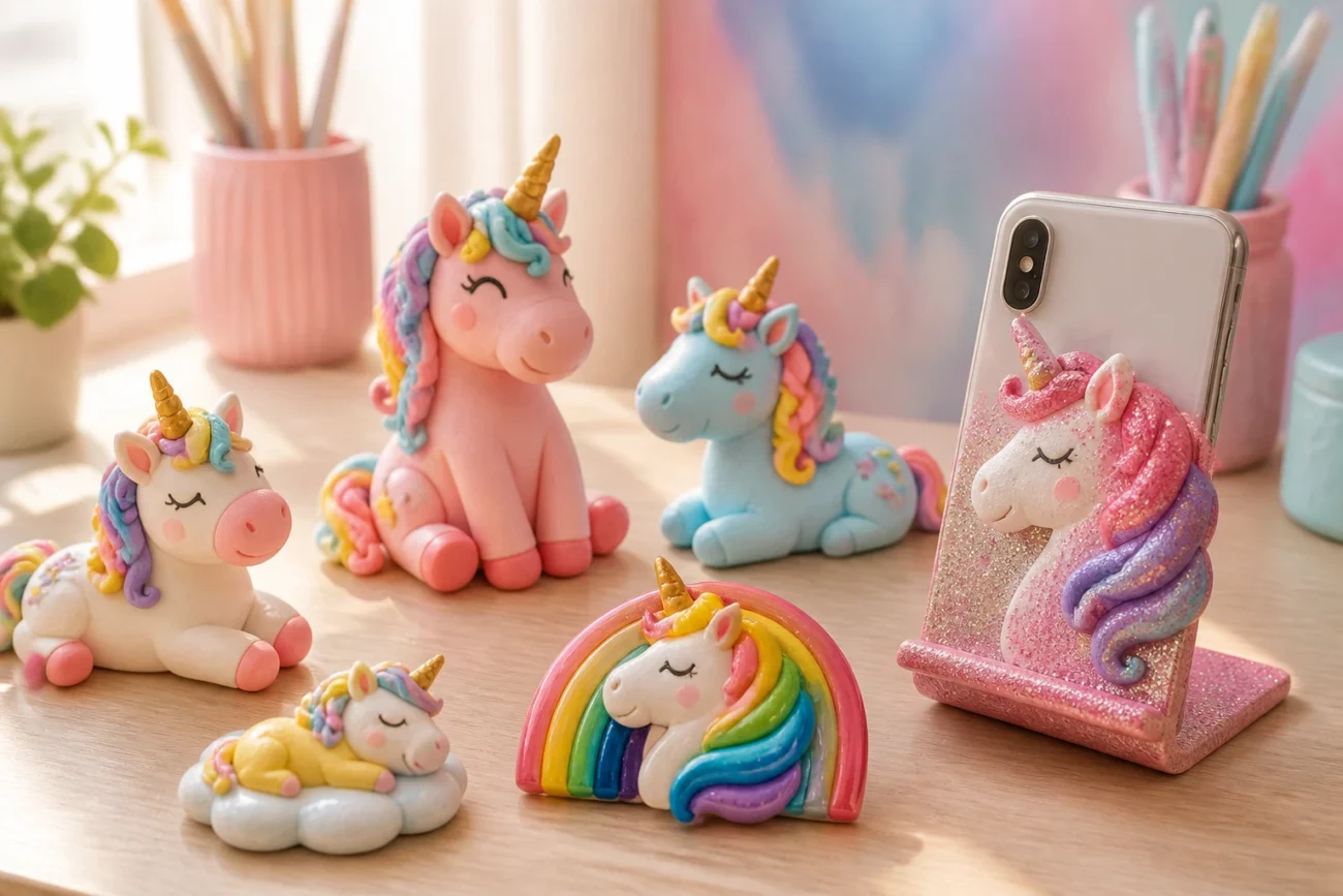 19 Cute Air-Dry Clay Unicorn Ideas That Are So Fun to Make: Quick Diy Magic